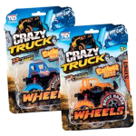 Monster Friction Stunt Vehicle, Assorted - 10cm